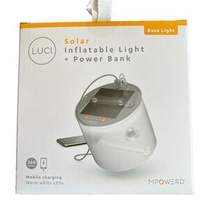 MPOWERD Luci Base: All-in-One Solar Inflatable Light + Phone Charger